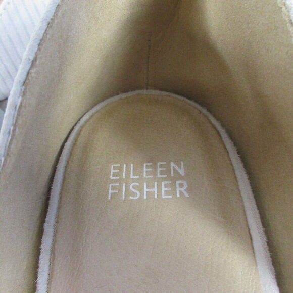 Eileen Fisher Rumi d'Orsay Women Low Heel Pumps Slip On Almond Toe 11 Beige 574 - Picture 5 of 11